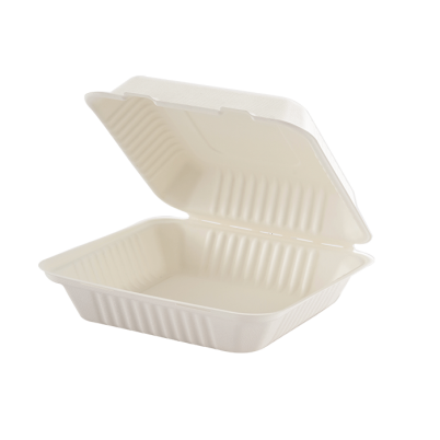 一次性环保白色压纹餐盒